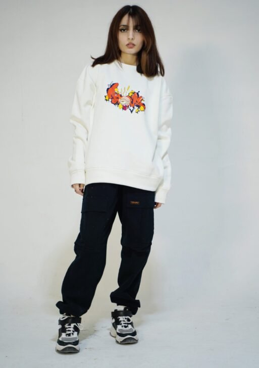 Graffiti Oversized Sweatshirt